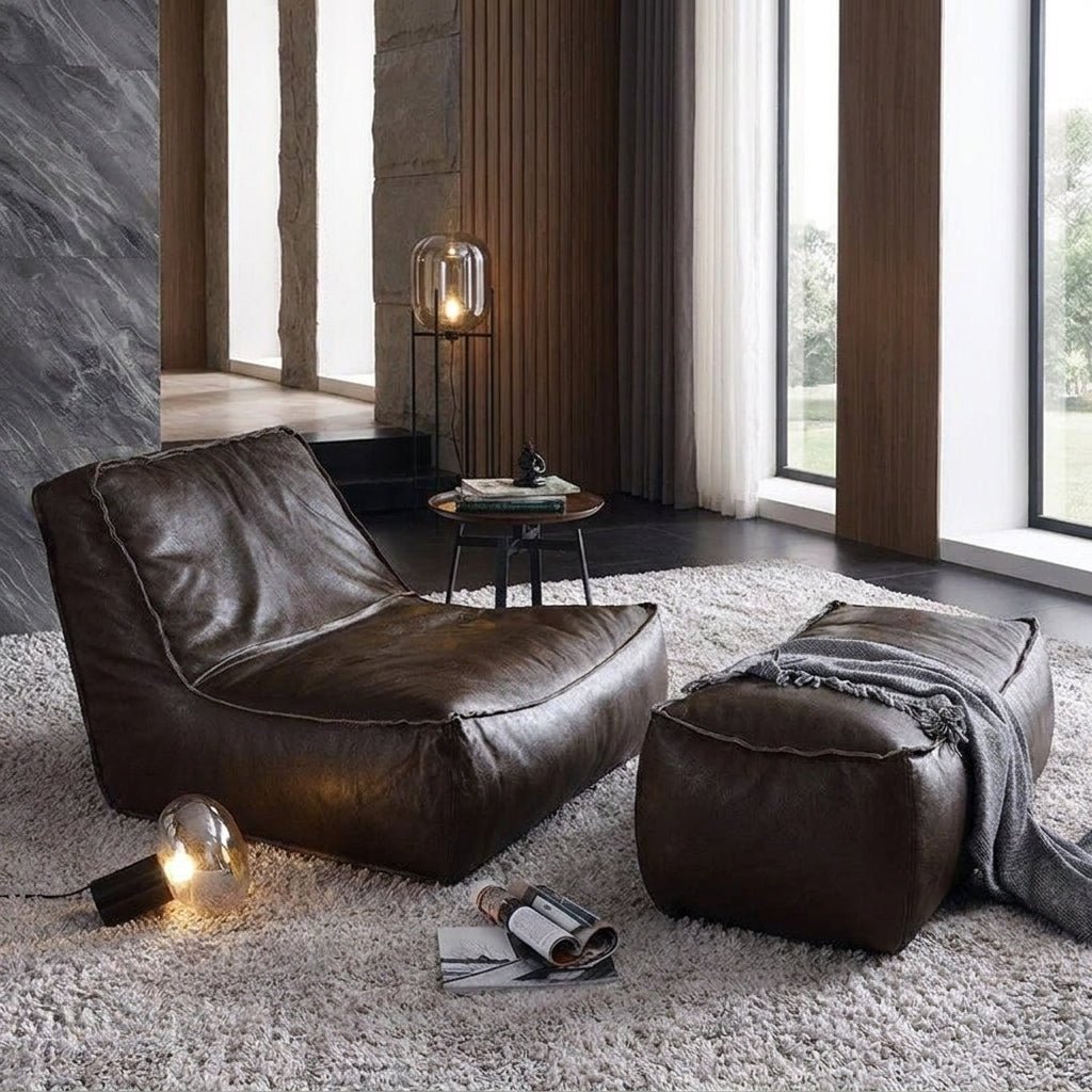 P02 Single Sofa & Ottoman Set