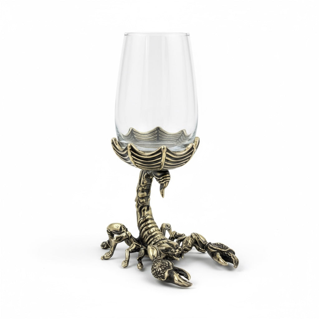 Set of 2/Set of 4 - Scorpion Wine Glasses