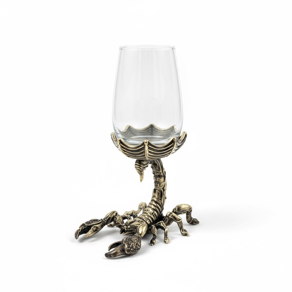 Set of 2/Set of 4 - Scorpion Wine Glasses