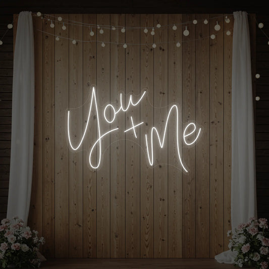 You+Me Neon Sign