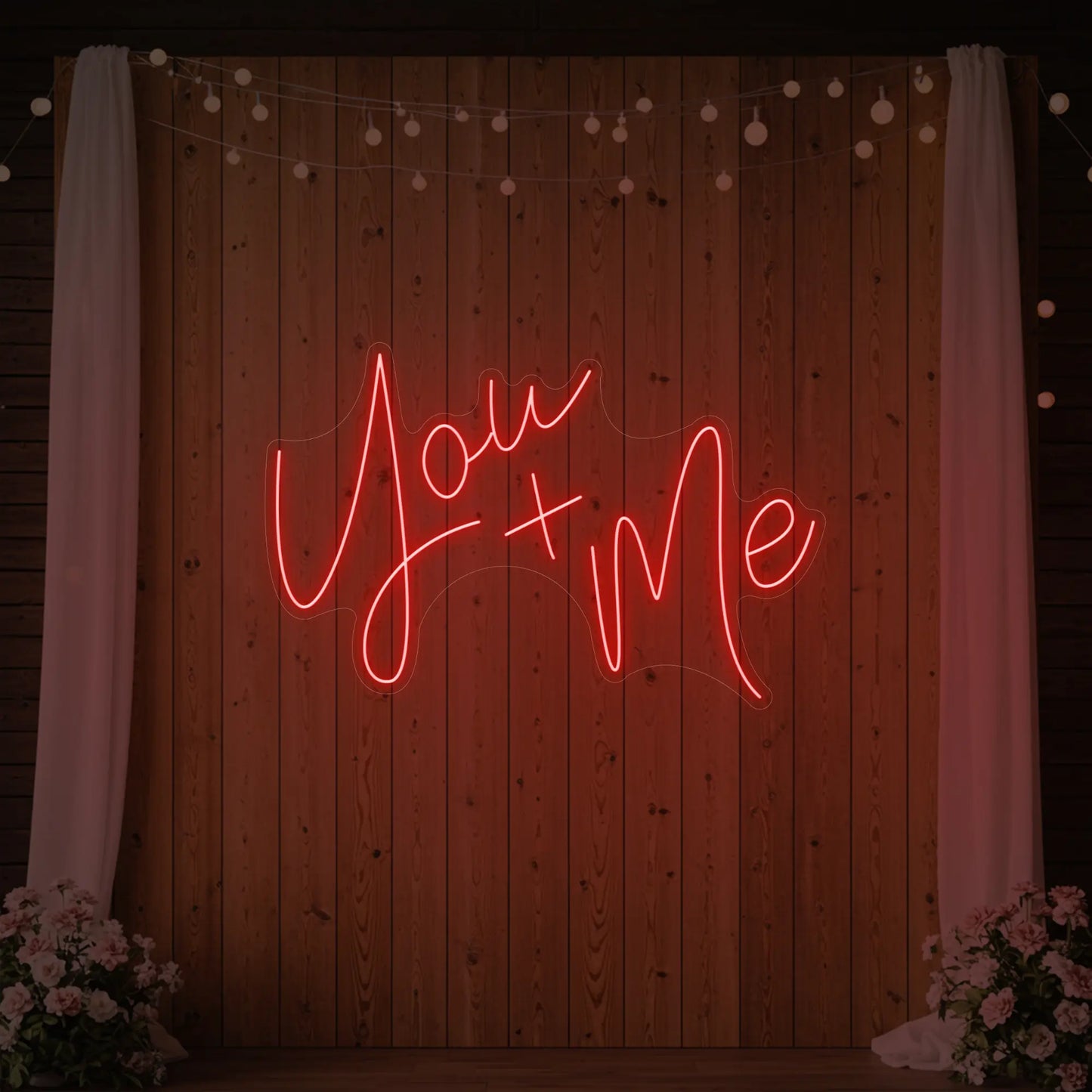 You+Me Neon Sign