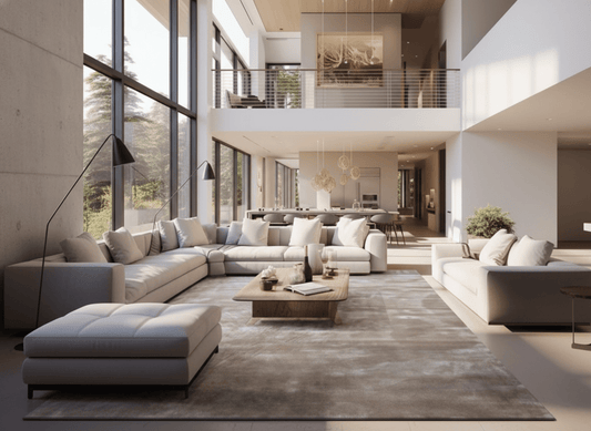 Zenith Modern Bamboo Fiber Rug